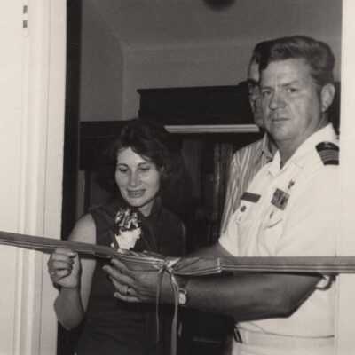 Ribbon cutting ceremony: Copyright: © Key West Art & Historical Society; Origformat: Print-Photographic