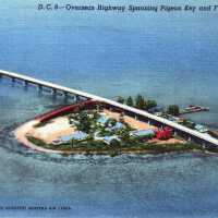 Overseas Highway Spanning Pigeon Key and Fishing Camp