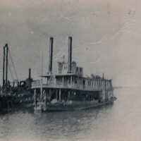          A river boat used in building the railroad picture number 1
   