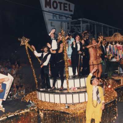 A float in the parade.