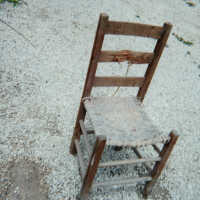 Cane bottom chair