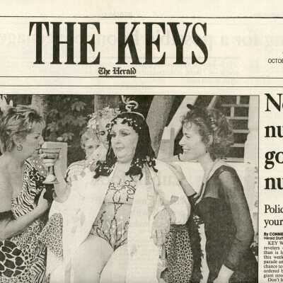 Multiple articles about Fantasy Fest in the Key West Citizen.