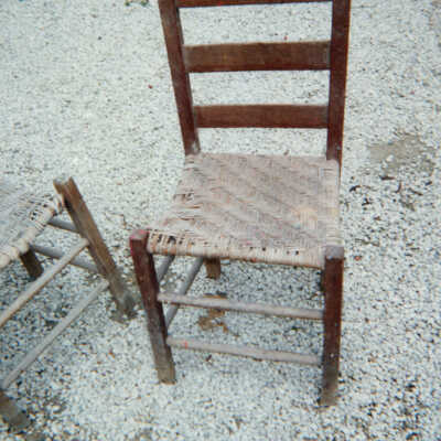 Cane bottom chair