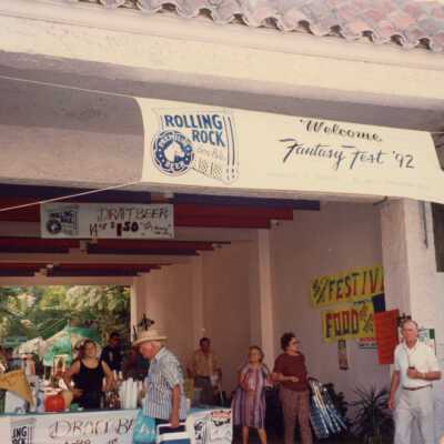 Welcome Fantasy Fest sign.