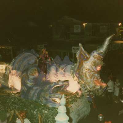 A float in the parade.