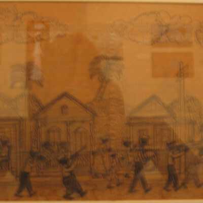 Back From the Funeral Strutting