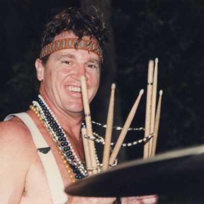 Unknown man dressed up.