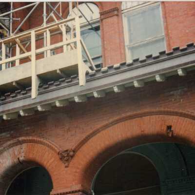 The arches and the second floor.