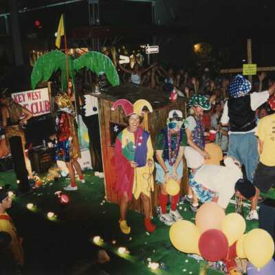 A float in the parade.
