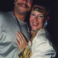 Gordon Ross with an unknown lady.