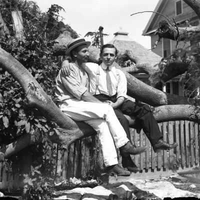 Two Men in Key West Tree