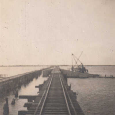 Overseas Railroad under construction