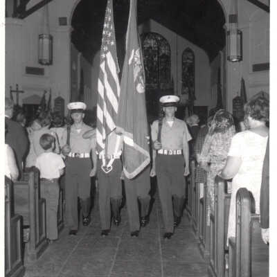 Color Guard at St. Paul's Episcopal Church