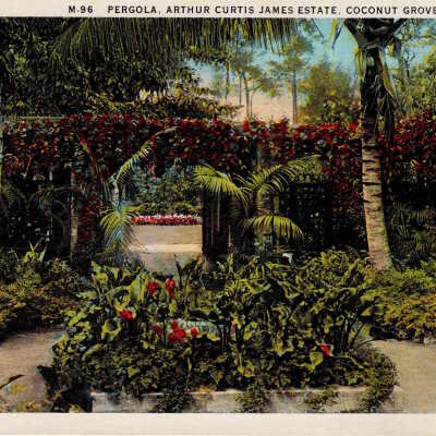 Pergola, Arthur Curtis James Estate, Coconut Grove, Miami, Florida