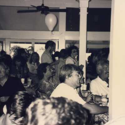 Unknown people at a get together.