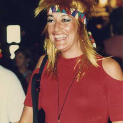 Unknown lady dressed up.