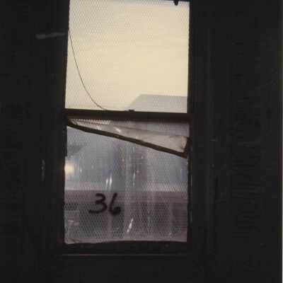 A window labeled number 36.