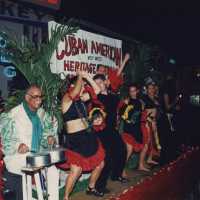 A float in the parade.