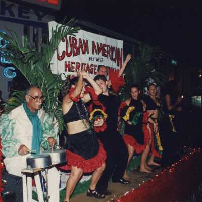 A float in the parade.