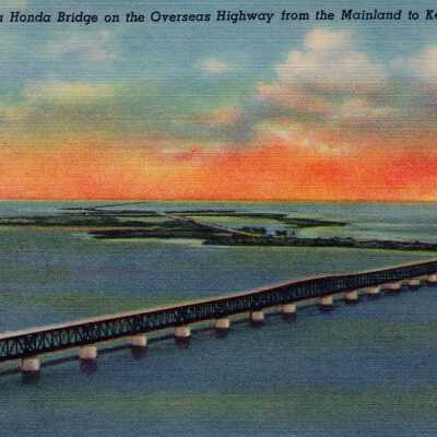 Bahia Honda Bridge on the Overseas Highway from the Mainland to Key West, Fla.
