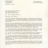          A letter to the Fantasy Fest committee from attorney Michael E. Samuel. picture number 1
   