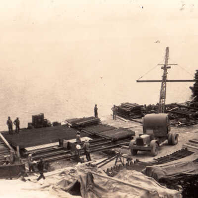 Old Seven Mile Bridge Construction