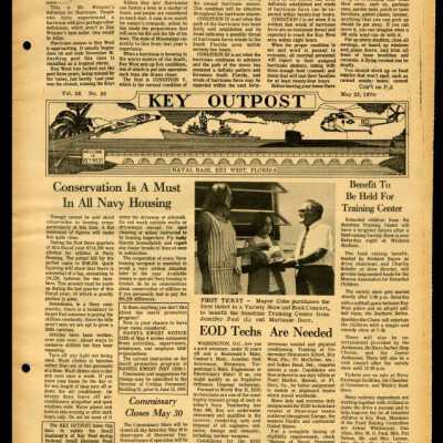 'Key Outpost' Newspaper: Copyright: @ Key West Art & Historical Society; Origformat: Print-Photographic