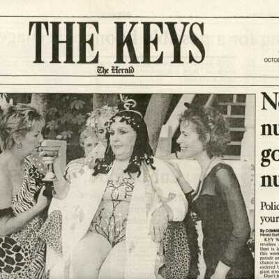 Multiple articles about Fantasy Fest in the Key West Citizen.