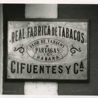A tobacco sign in Cuba