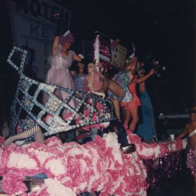 A float in the parade.