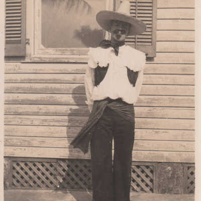 Unknown man in costume: Copyright: © Key West Art & Historical Society; Origformat: Print-Photographic
