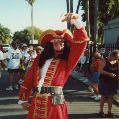 Unknown man dressed up.