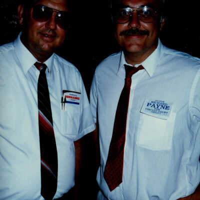 Frank Hernandez and Judge Richard Payne