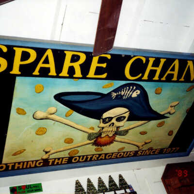 Spare Change Sign