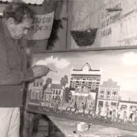 Mario Sanchez in his Studio Under the Trees