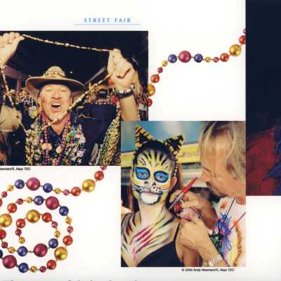 Page 62 and 63 from a magazine blown up and put on glossy paper.