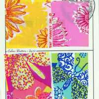          Key West Hand Print Fabrics Material Sample Page; Copyright: © Key West Art & Historical Society; Origformat: Artifact
   