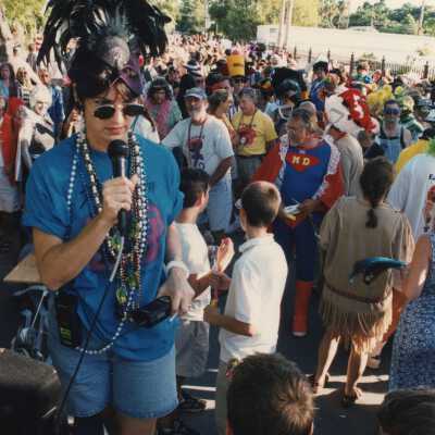 A group of unknown people.