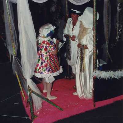 A float in the parade.