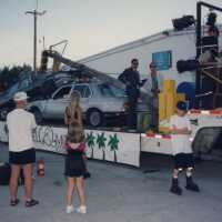 A float that will be in the parade.