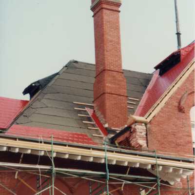 The top left exterior view.