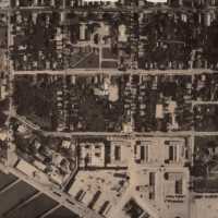          Aerial view, perhaps Whitehead, Thomas, and Emma Streets; Copyright: © Key West Art & Historical Society; Origformat: Print-Photographic
   
