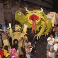 A float in the parade.