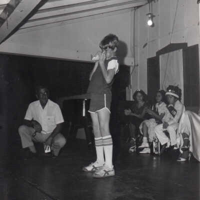 Boy with conch shell