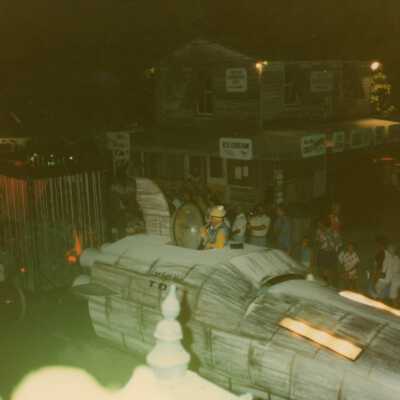 A float in the parade.