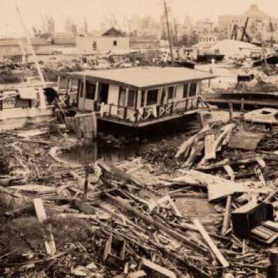 Hurricane damage on the Miami River: Copyright: © Key West Art & Historical Society; Origformat: Print-Photographic