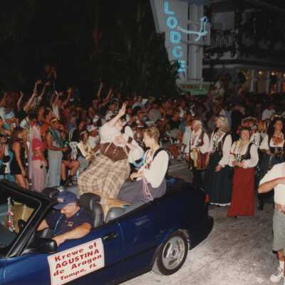 A float in the parade.
