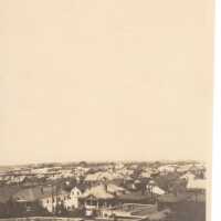 Aerial view of an unknown town