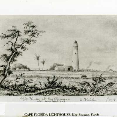 Cape Florida Lighthouse: Copyright: @ Key West Art & Historical Society; Origformat: Print-Photographic