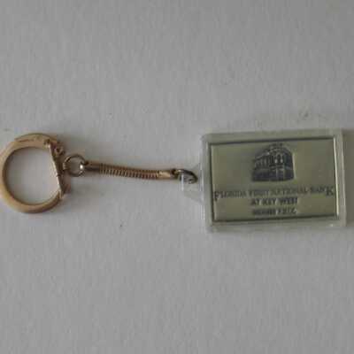 Florida First National Bank at Key West Key Chain